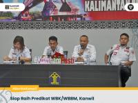 Siap Raih Predikat WBK/WBBM, Kanwil Kemenkumham Kalteng Lakukan Rapat Tim Penilaian Internal ZI