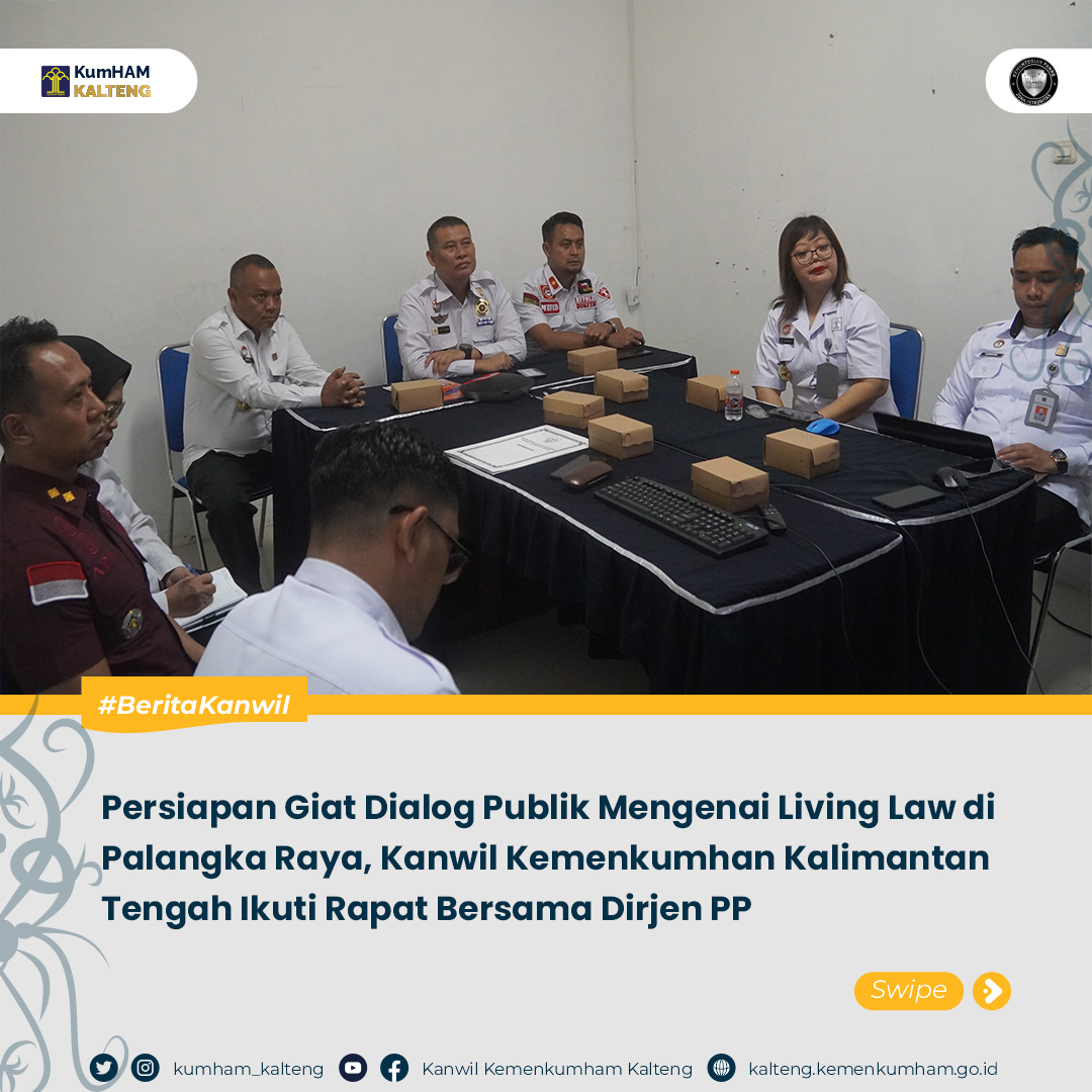 Kumham Kalteng Rapat Persiapan Dialog Publik Living Law Feb 2024 1