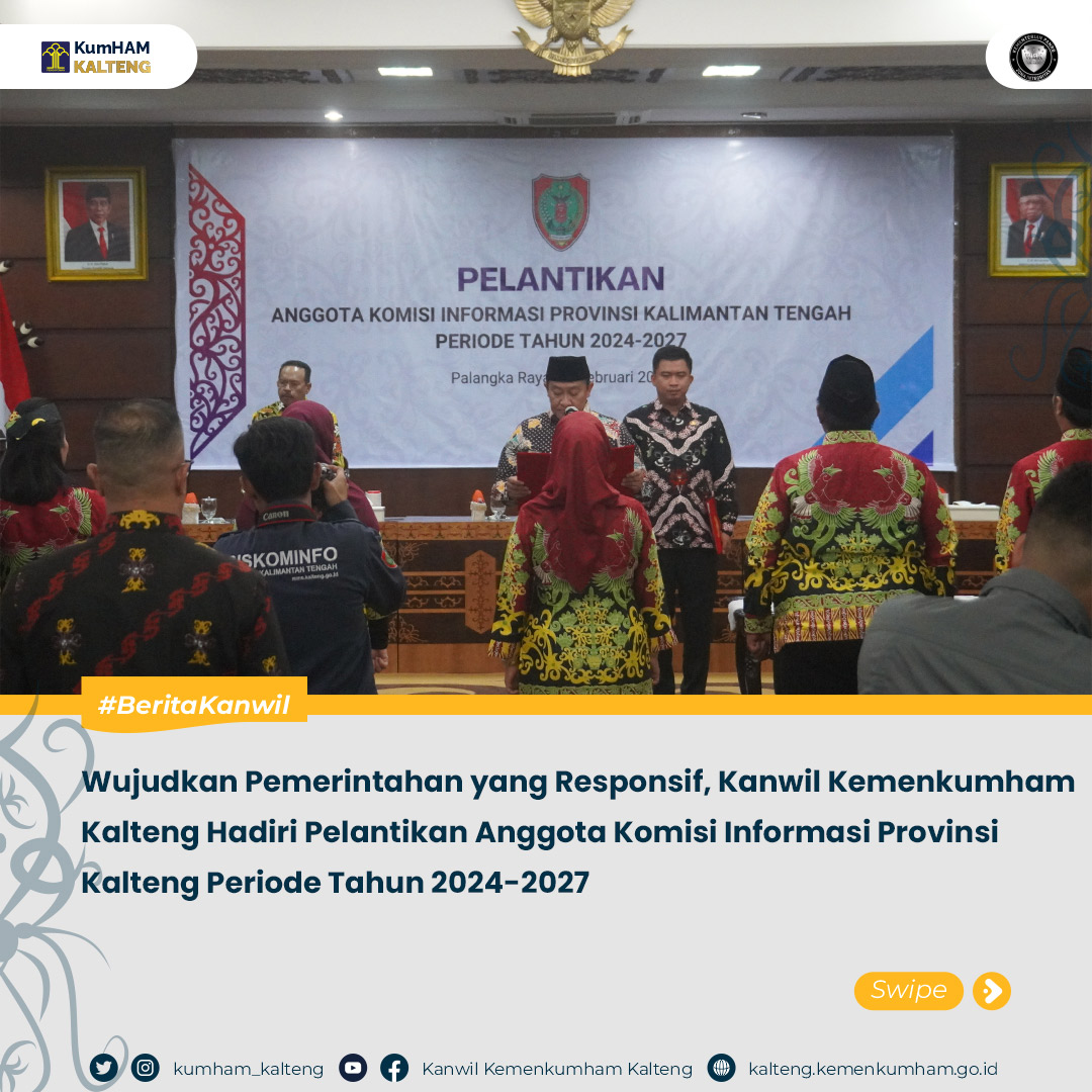 Pelantikan Anggota Komisi Informasi 1